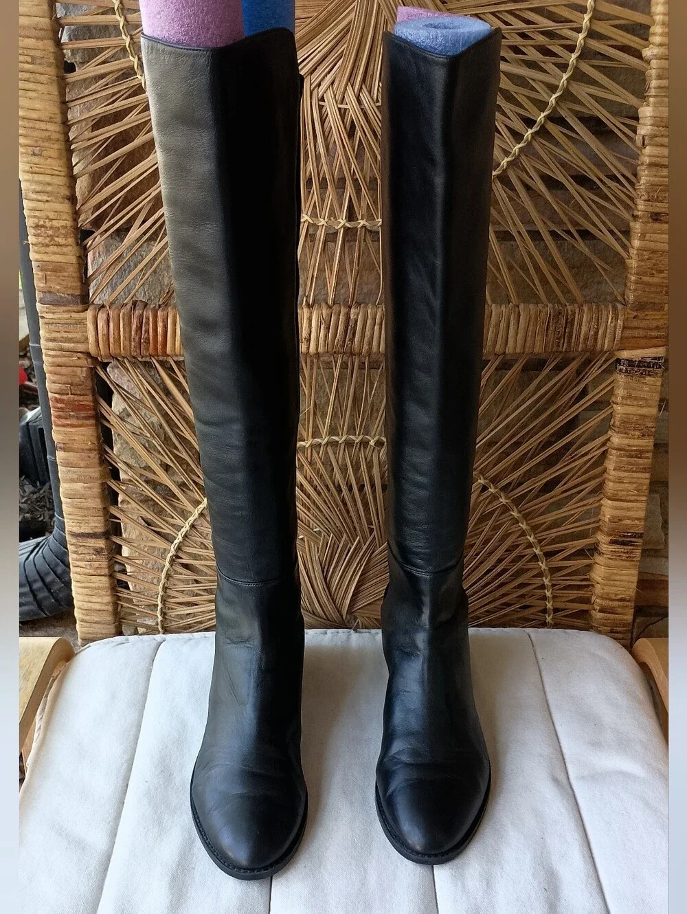 Stuart Weitzman Tall Over-the-Knee Boots in Black_9